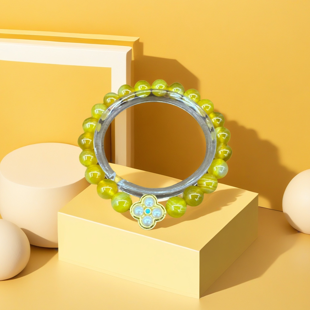 天然石手串多彩手链男女款时尚手饰手工编织礼品送女友男友

