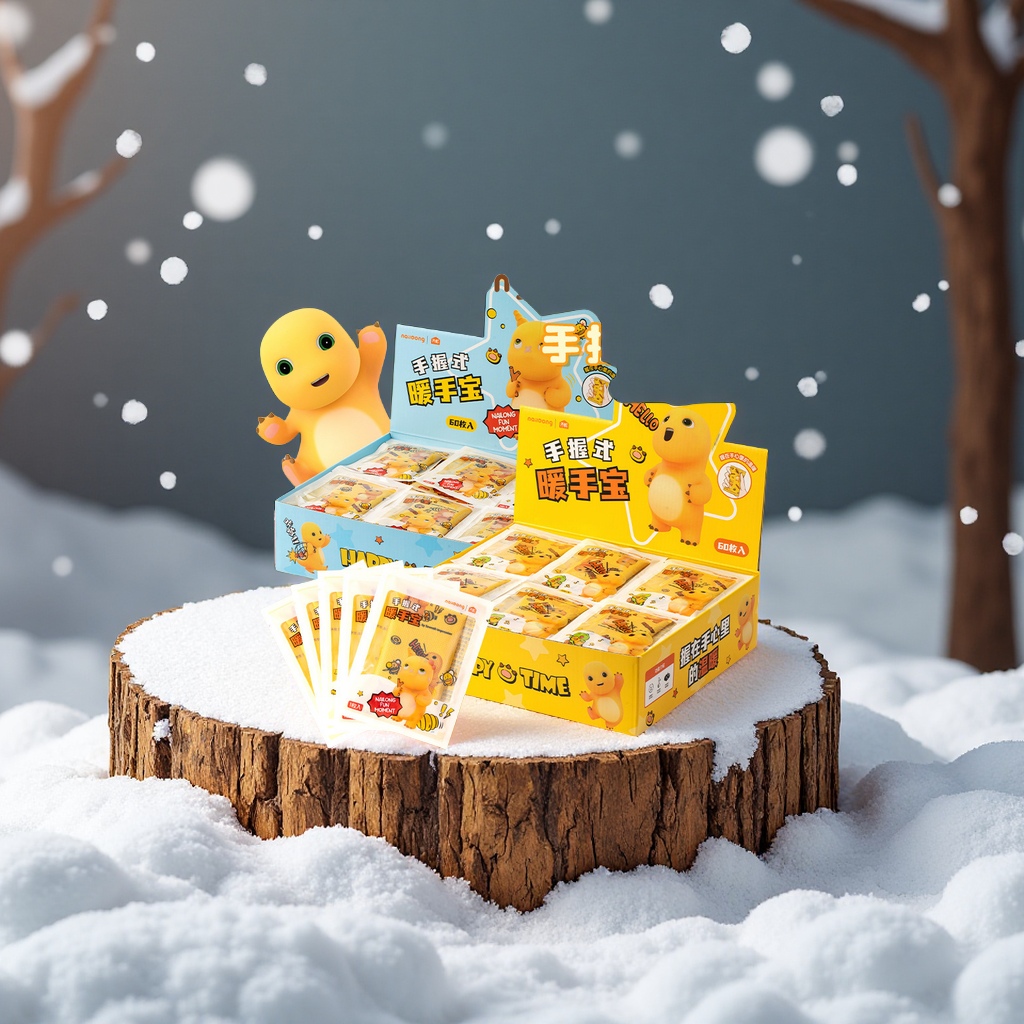 天虹奶龙联名暖手宝冬季手持发热贴自发热便携家用电暖手神器两季适用