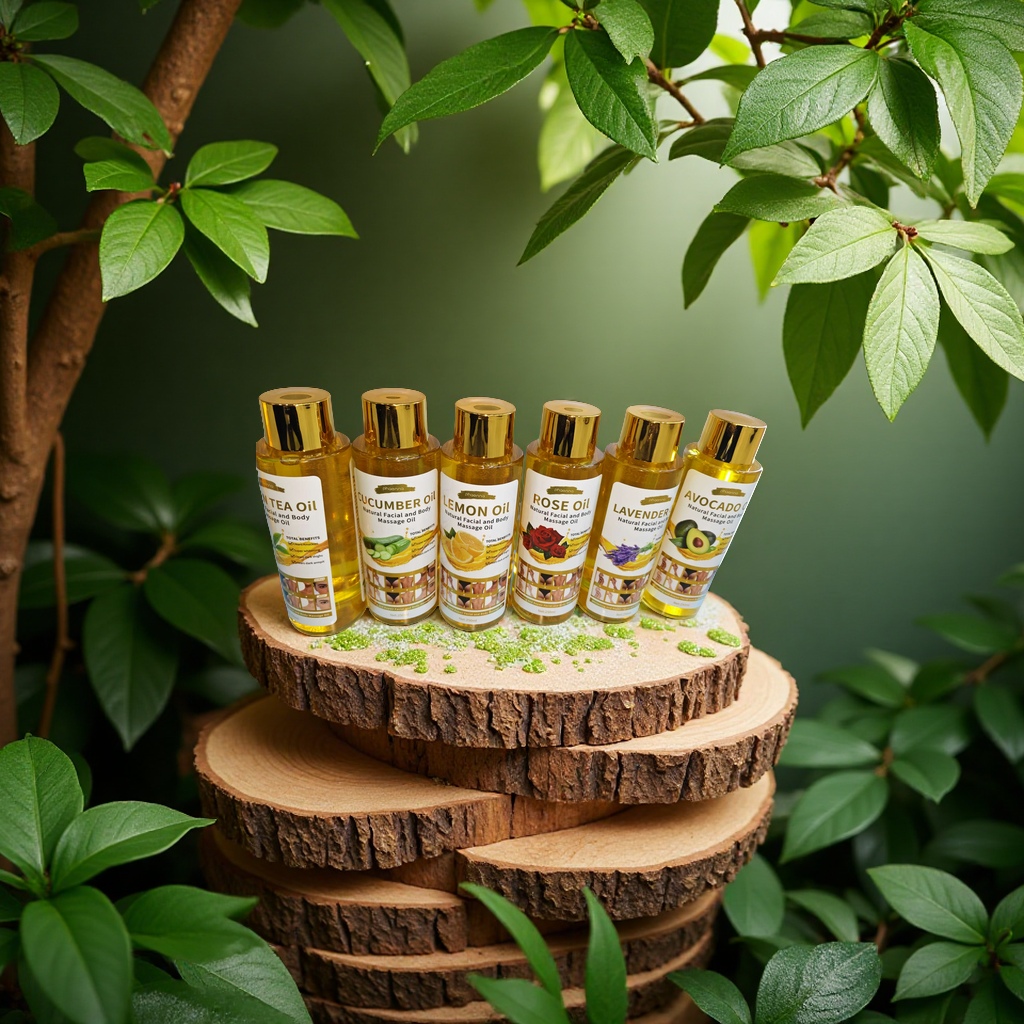Natural essential oils are suitable for full-body relaxation and beauty care Application Scenario