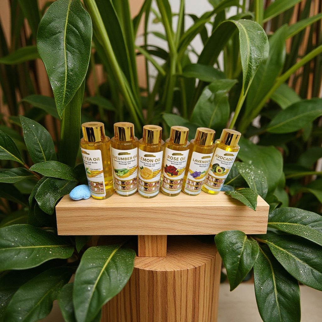 Natural essential oils are suitable for full-body relaxation and beauty care