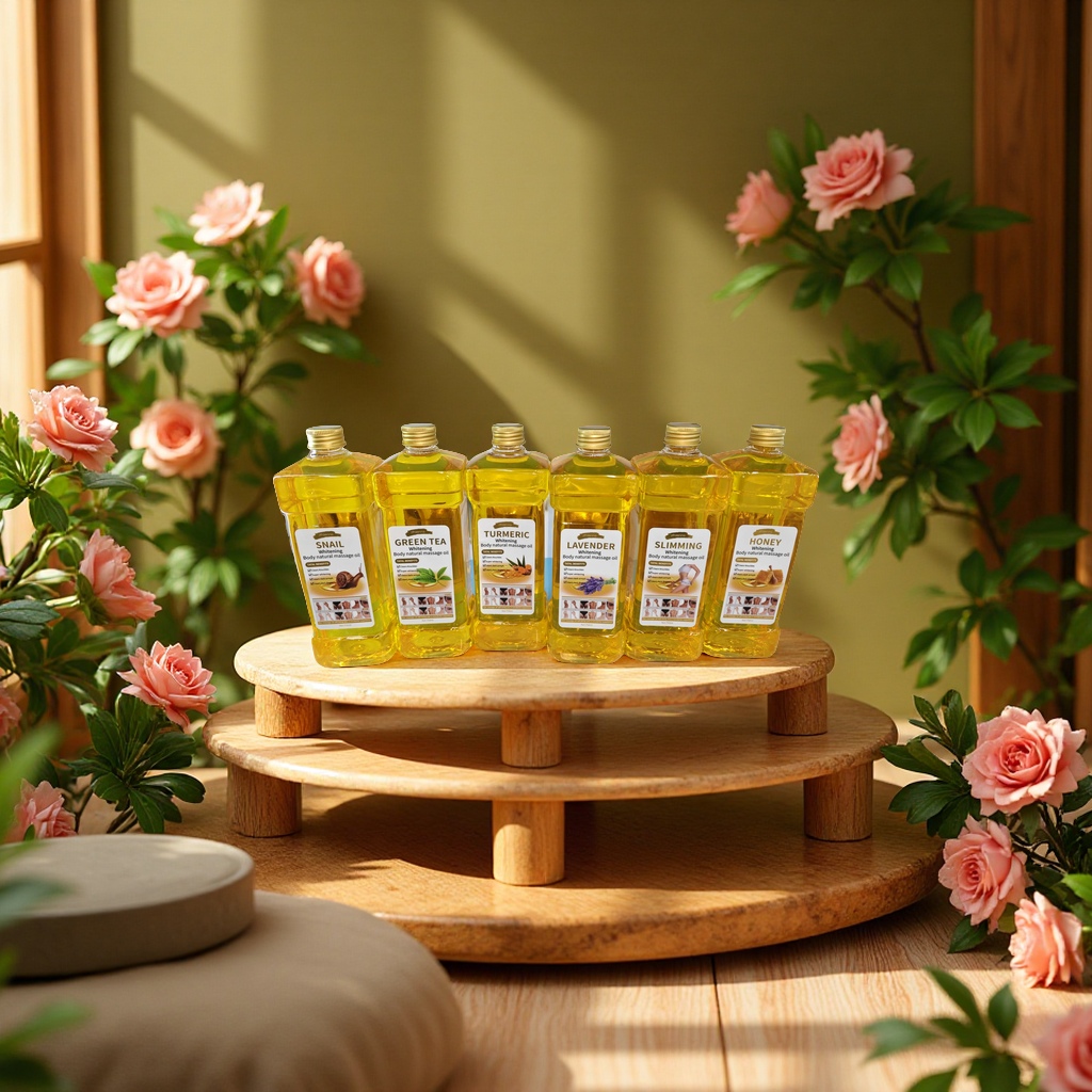 Natural essential oils can beautify, care for and relax the body