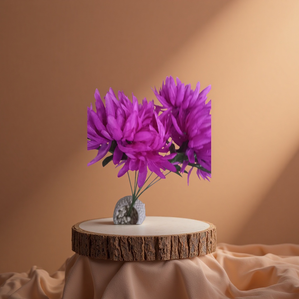Crocheted handcrafted bouquets, artificial peonies and artificial flowers for home and wedding decoration handicrafts details Picture