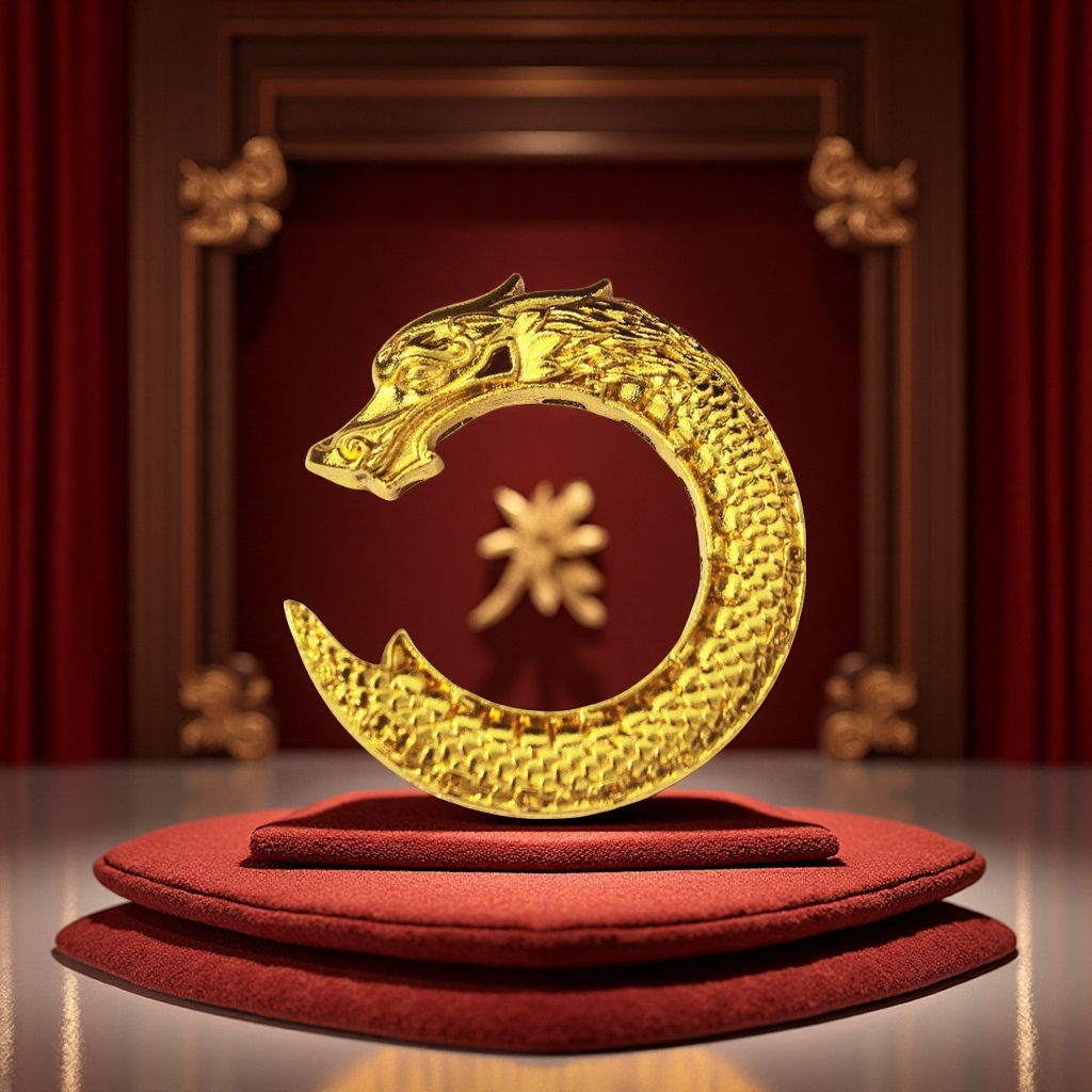 新款古法金花丝龙凤佩情侣吊坠组合DIY配件工艺品礼品金属工艺品