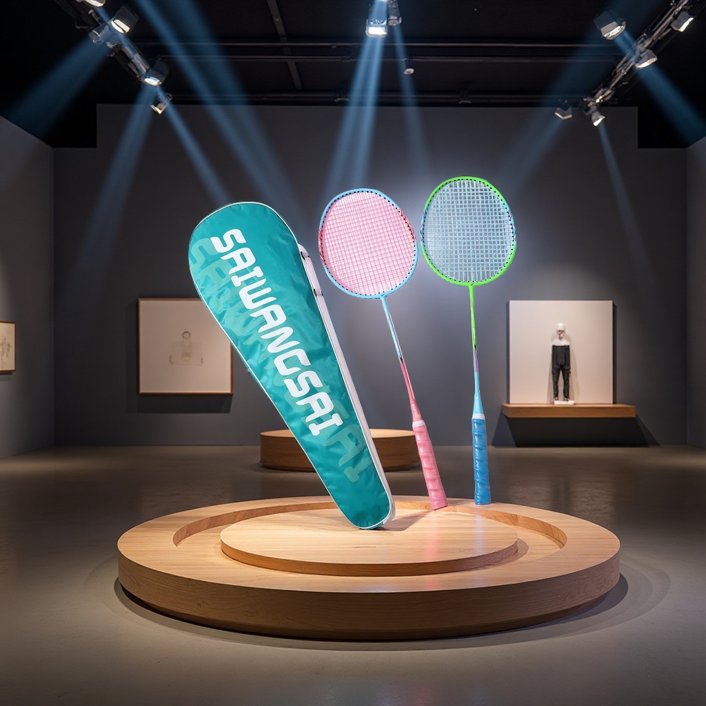 羽毛球拍、网球拍实物图