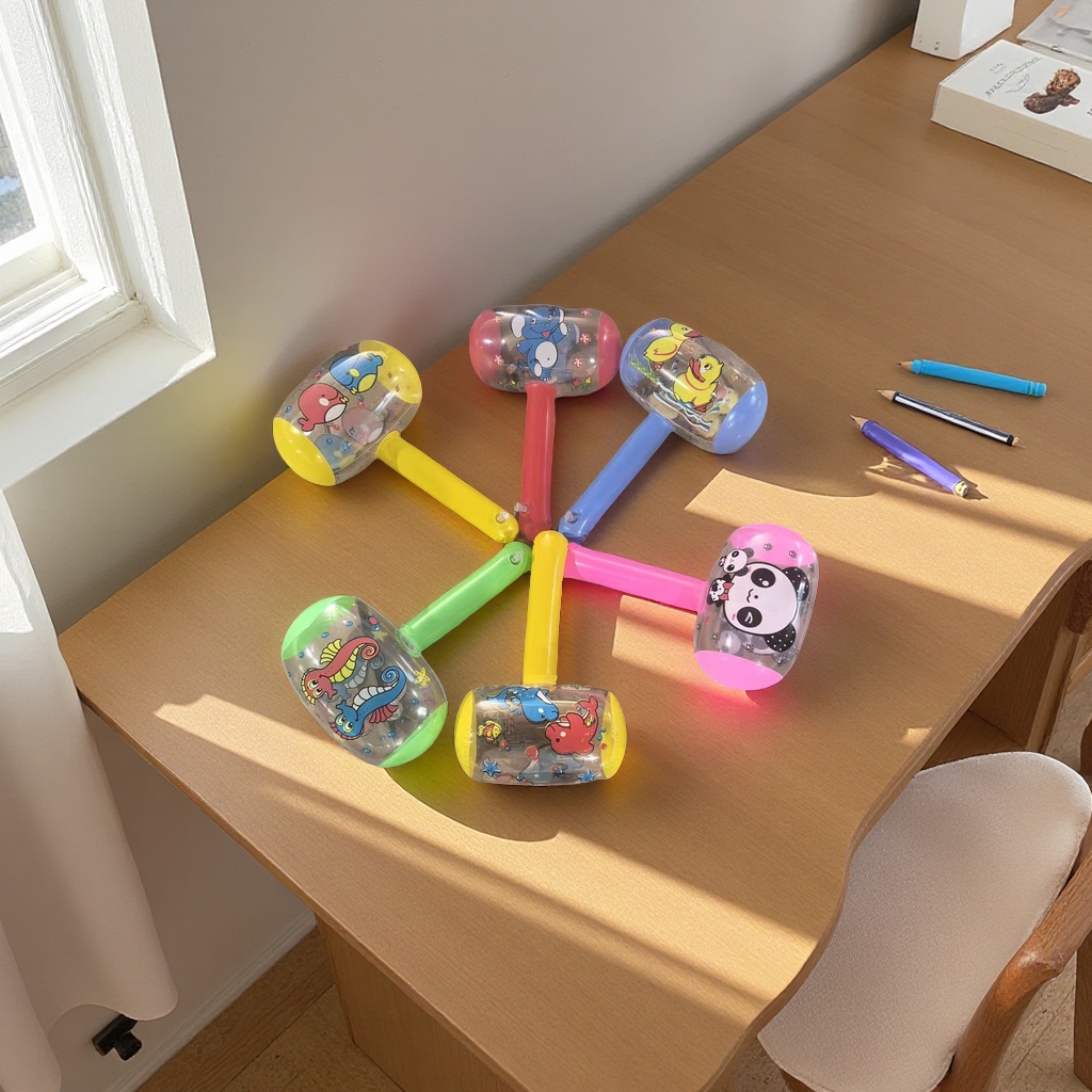 Inflatable toy hammer, a children's fun inflatable hammer toy, is safe and non-toxic, suitable for young children to play with Specification image