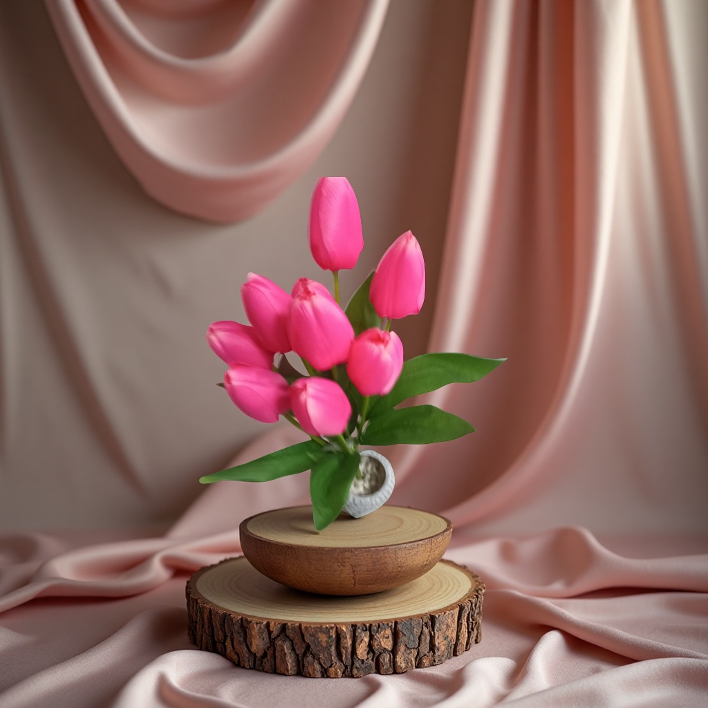 Realistic flower arrangement simulation bouquets for women 2022 Forest-themed artificial flowers wholesale multi-color decoration natural and lifelike Specification image