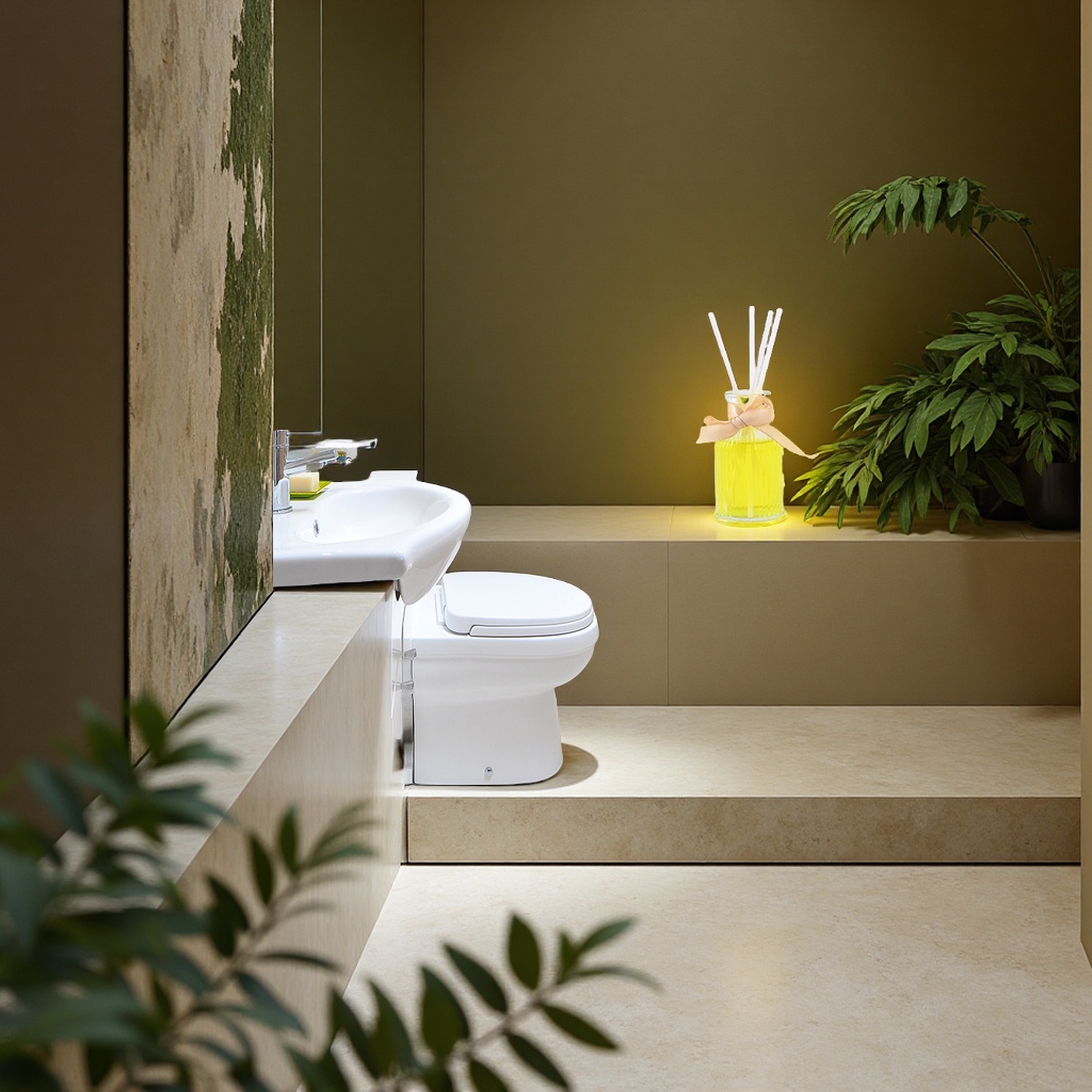 Wholesale of flameless scented candles, Roman column-shaped bottles, home bedroom scented ornaments, toilet deodorizing and odor-removing scented candles, household appliances Specification drawing