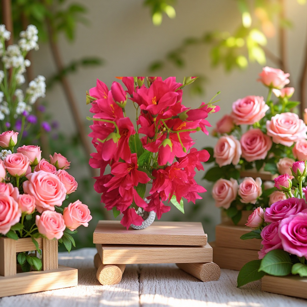 花卉:真花，假花，仿真花，塑料花，绢花产品图