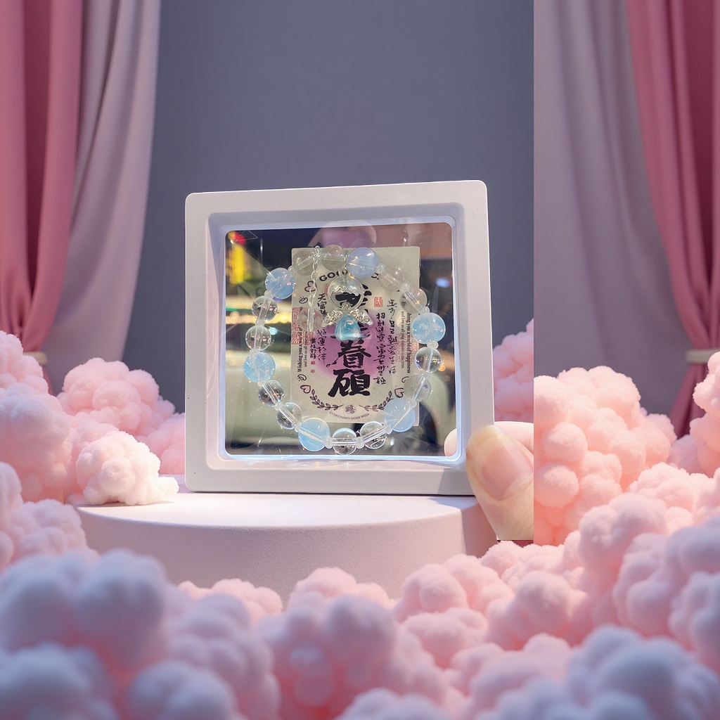 卡通女孩手链细节图