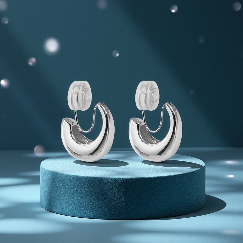 饰品/耳饰/耳环/锆石微镶毛坯耳环/锆石耳饰白底实物图