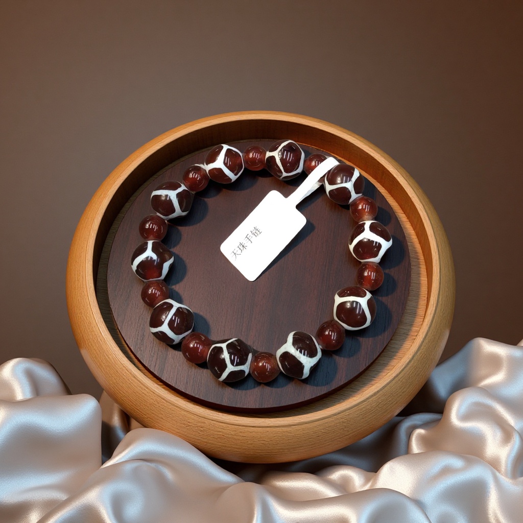 马年寿珠.康健年年.天珠手链.寿珠吉祥