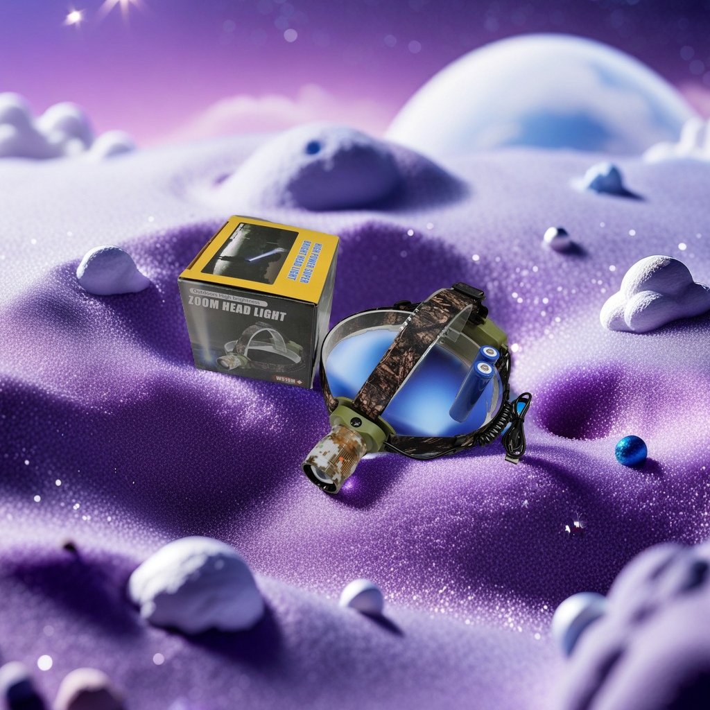 W519M迷彩LED    TG  白激光 拉伸调焦新款头戴式头灯 户外露营登山骑行探洞钓鱼…