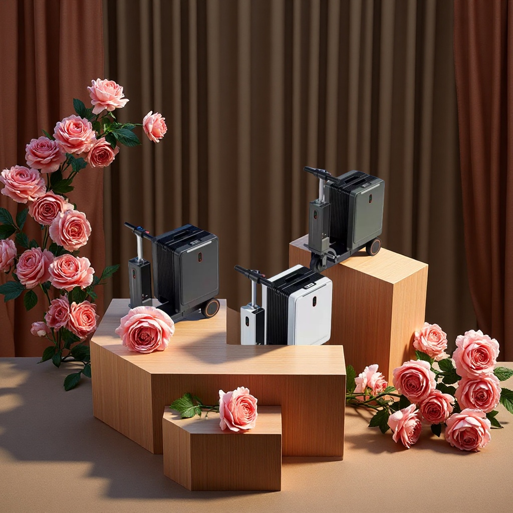 电动行李箱智能遥控防盗拉杆箱大容量旅行箱轻便耐用行李箱20寸40升