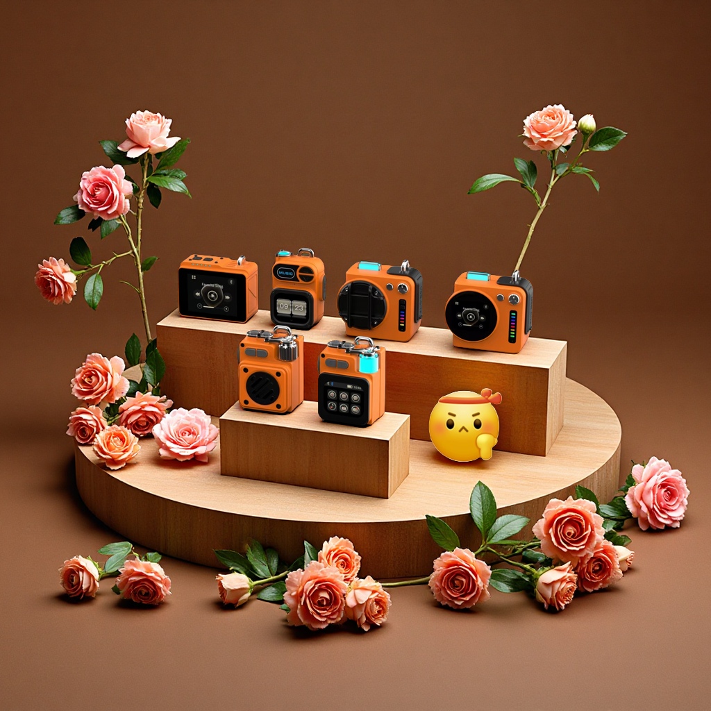 Portable screen display Bluetooth speaker, subwoofer, outdoor waterproof subwoofer, portable speaker with display screen details Picture