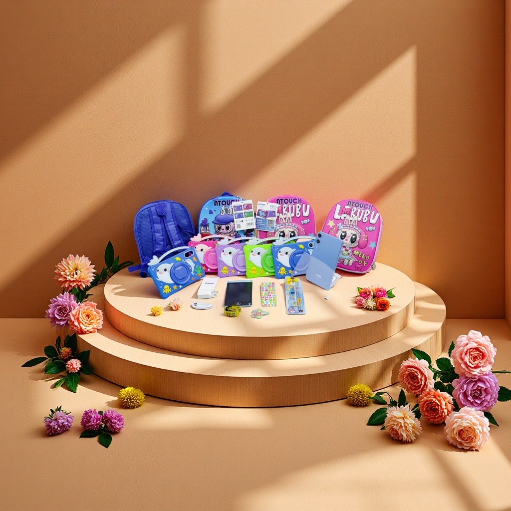 Children's tablet computer with high-definition touch control, learning and entertainment, multi-functional and portable, suitable for school-age children. 112938779 details Picture