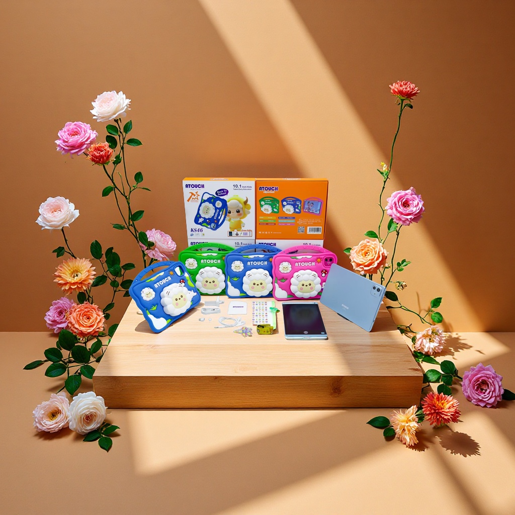 Children's tablet computer with high-definition touch control, learning and entertainment, multi-functional and portable, suitable for school-age children. 112938779 Specification image