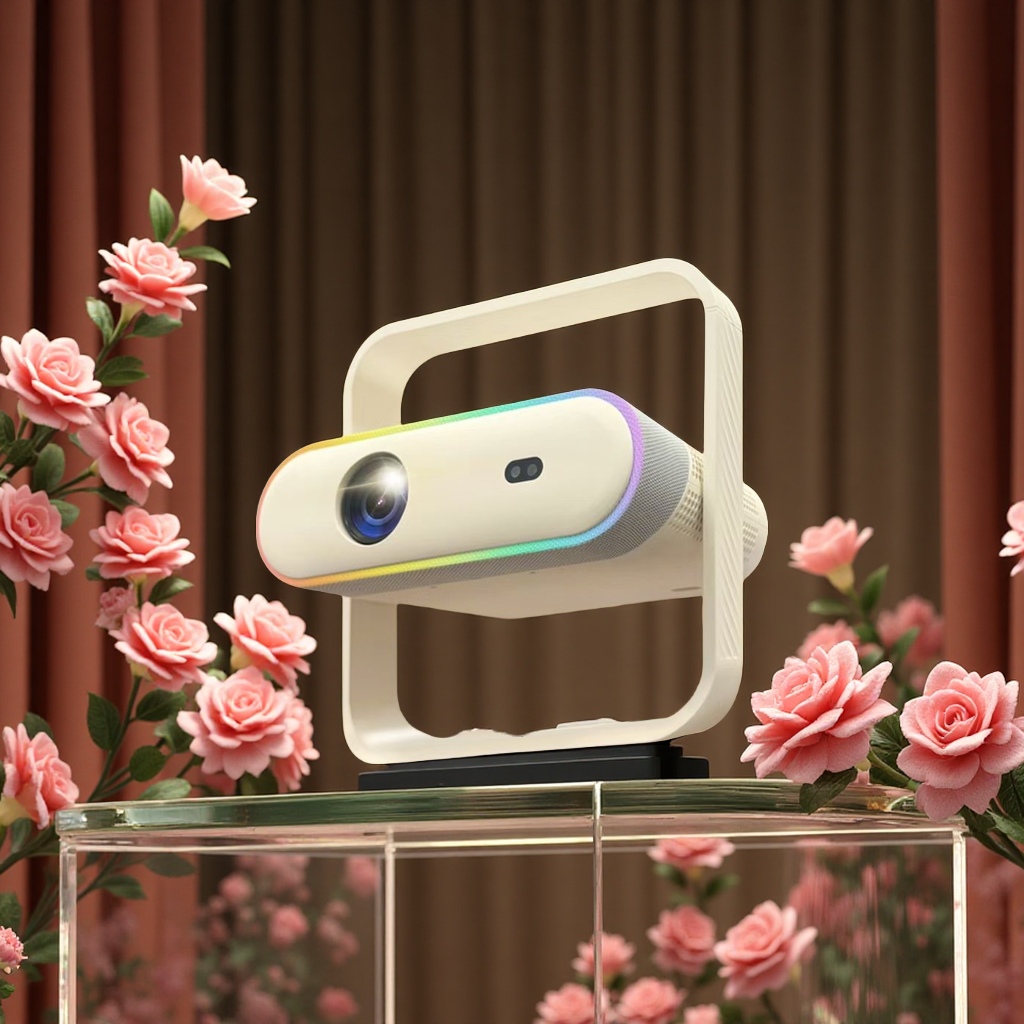 The new cross-border popular autofocus projector is a high-definition large-screen portable projection device for home theaters Item Picture