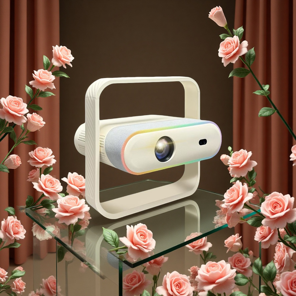 The new cross-border popular autofocus projector is a high-definition large-screen portable projection device for home theaters Application Scenario