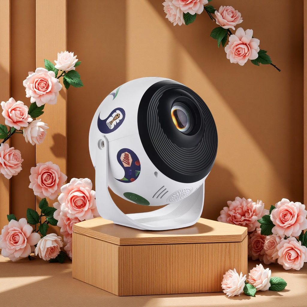 The new cross-border foreign trade best-selling automatic intercom, World Cup football projector, high-definition large-screen home theater, portable multi-functional entertainment device details Picture