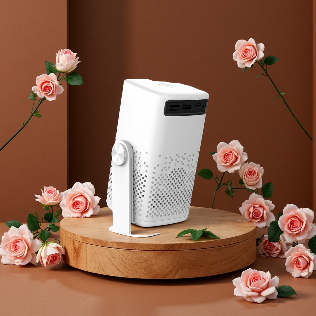 The new best-selling product in cross-border foreign trade is the portable Mini projector for outdoor portable high-definition home theater equipment details Picture