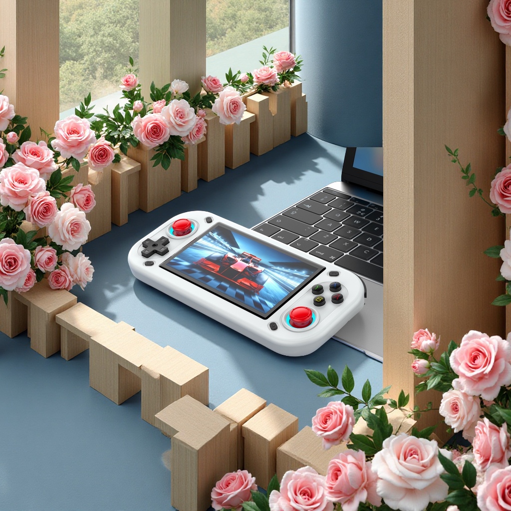 The cross-border handheld game console features a 4.3-inch high-definition IPS screen and supports HDMI output. It is a portable multi-functional entertainment device for arcade games Item Picture