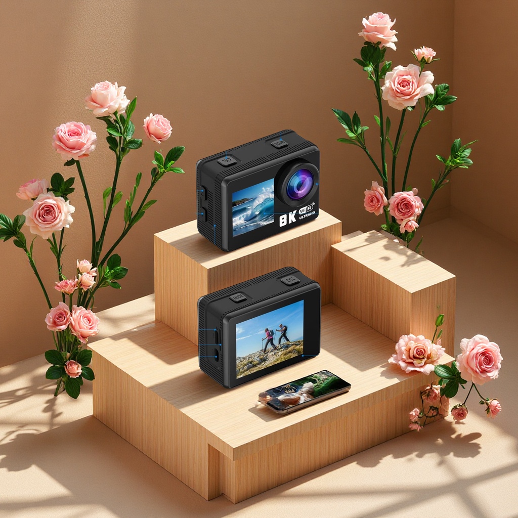 The cross-border e-commerce foreign trade export high-definition camera multi-functional portable monitoring equipment is suitable for commercial and home scenarios details Picture