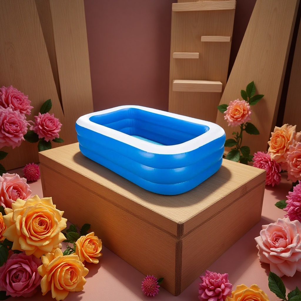 Inflatable swimming pool for family children, large size, portable, leak-proof, thickened and anti-slip, summer outdoor water pool for leisure and entertainment Specification image