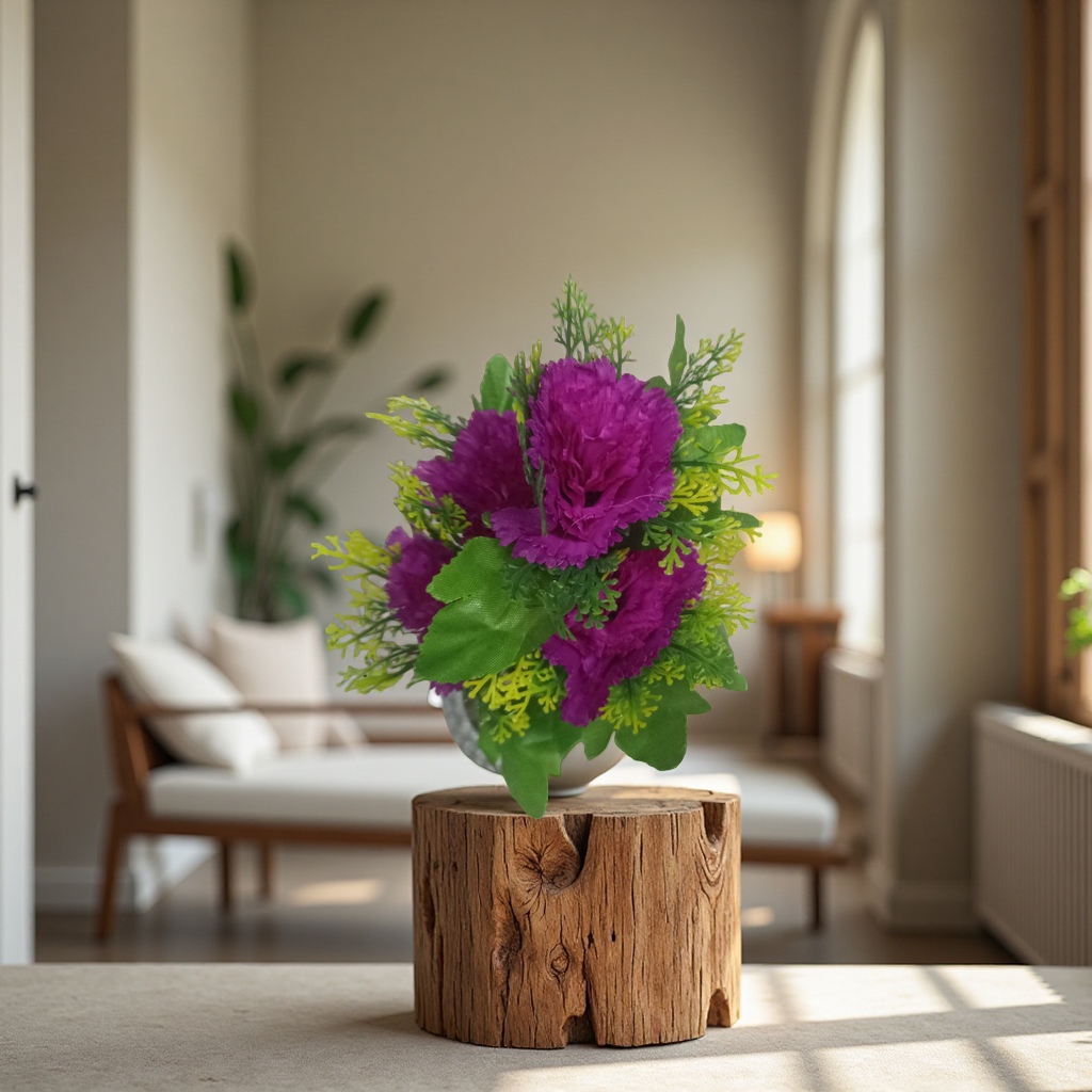 A variety of artificial flowers, handcrafted bouquets, faux flowers, woolen flowers, wedding background fabrics, decorations and photo props are available for selection