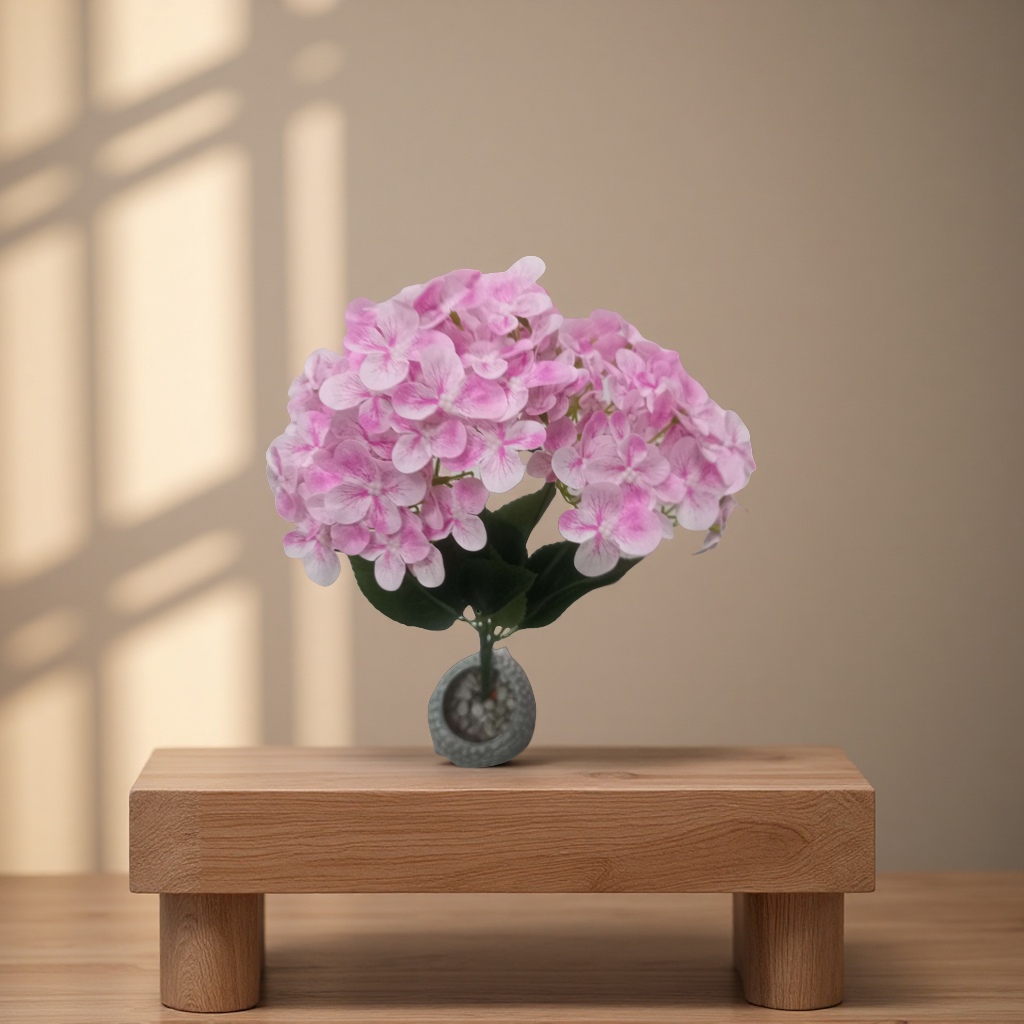 绣球花，真花，塑料花，仿真花，假花产品图