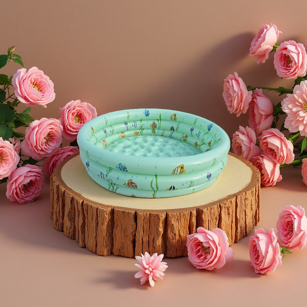 Large indoor and outdoor thickened anti-slip and wear-resistant swimming pool and water pool products for children and adults, as well as leisure and entertainment items details Picture