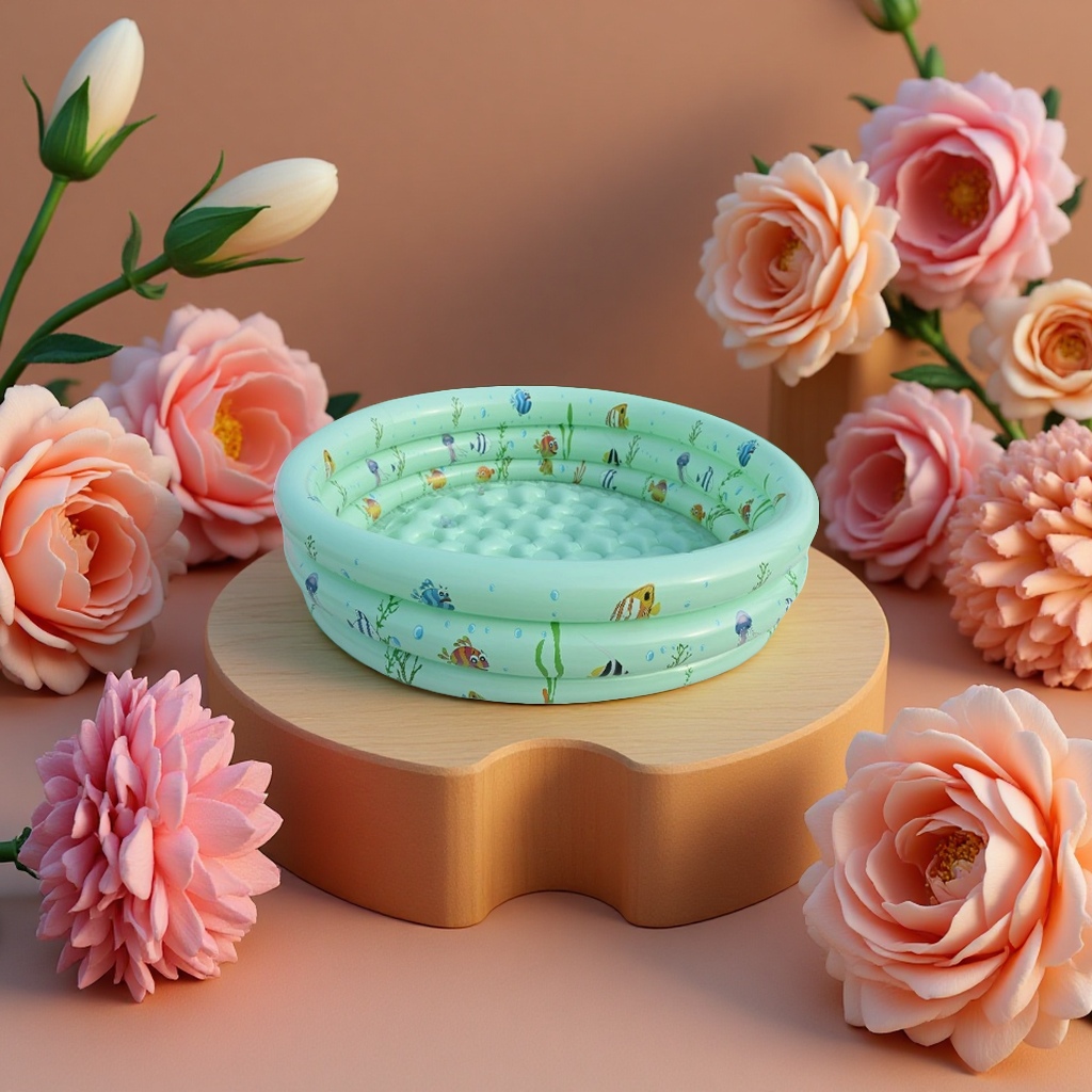 Large indoor and outdoor thickened anti-slip and wear-resistant swimming pool and water pool products for children and adults, as well as leisure and entertainment items Specification image