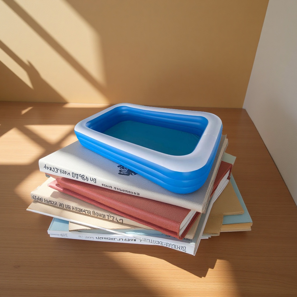 Summer family outdoor inflatable swimming pool, anti-slip and leak-proof, large portable pool for children and adults, summer products Application Scenario