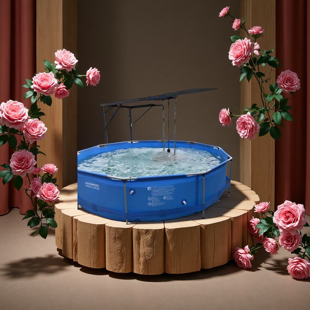 Household indoor and outdoor large anti-slip and durable swimming pool for adults and children, leisure and entertainment pool, family swimming pool