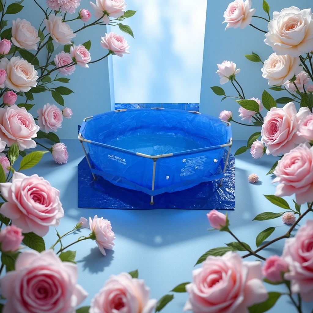 Inflatable water pool, children's family outdoor leak-proof thickened large summer water play toy, baby water play pool, foldable Application Scenario