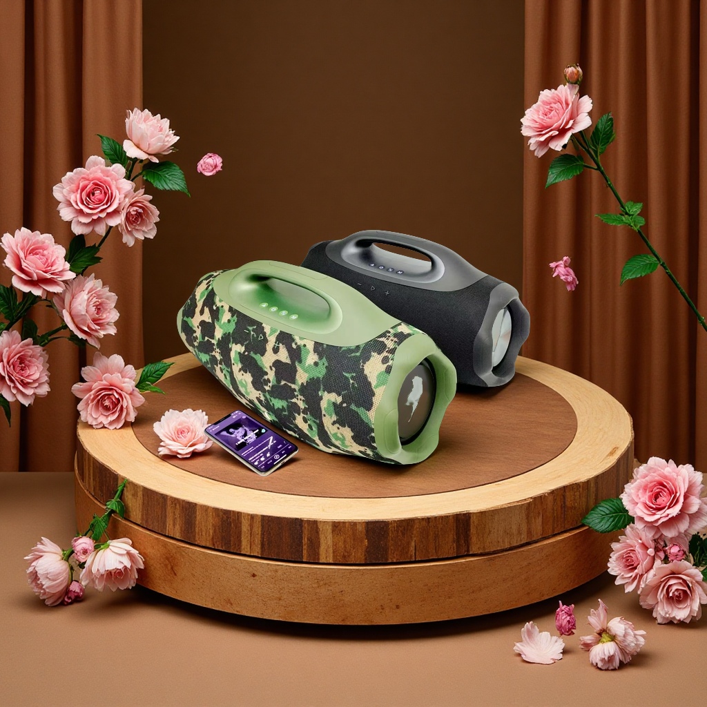 跨境电商热销大战鼓低音炮大功率无线蓝牙音响户外便携音箱震撼低频