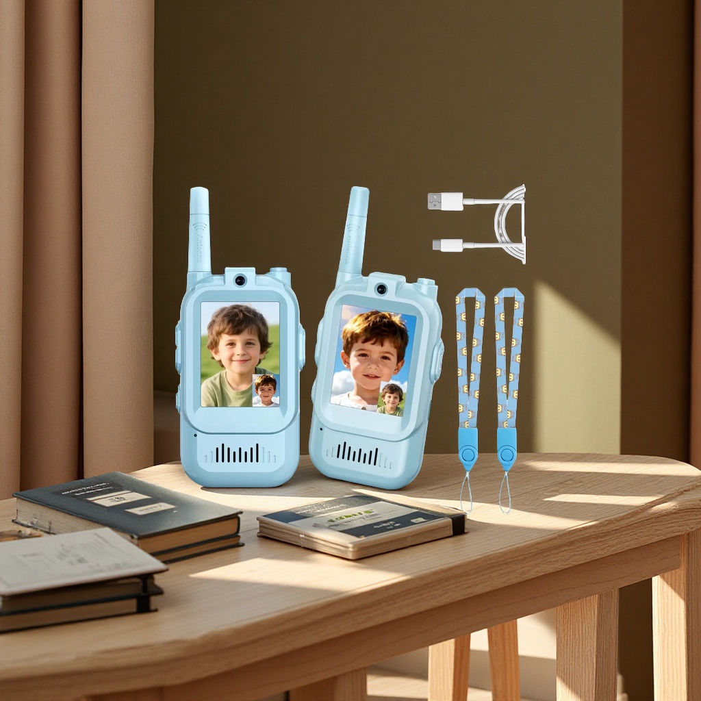Amazon's best-selling children's cartoon walkie-talkies, high-definition communication, parent-child interactive toys, children's pagers, children's toys details Picture
