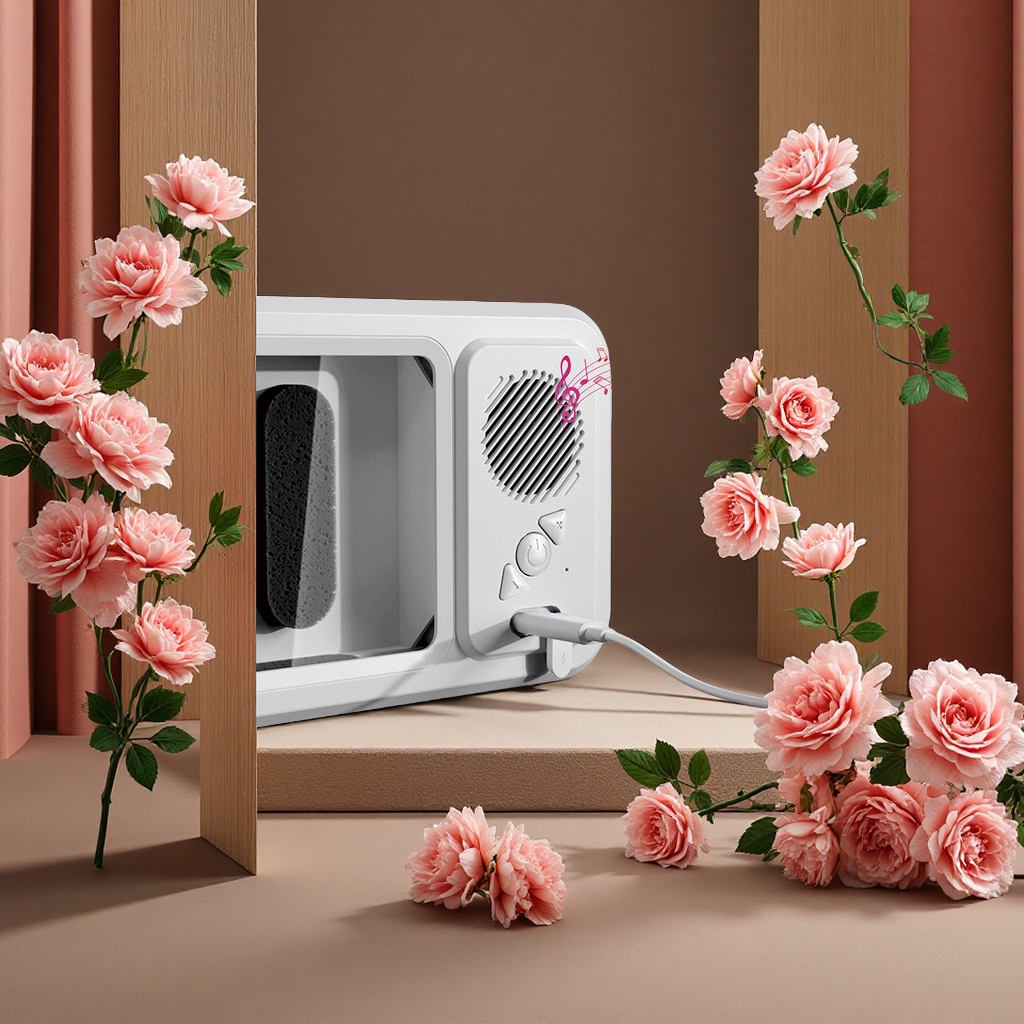 Z07 Bathroom Waterproof mobile phone box, Bluetooth speaker, bath TV stand, touch screen waterproof phone case, multi-functional portable speaker Application Scenario