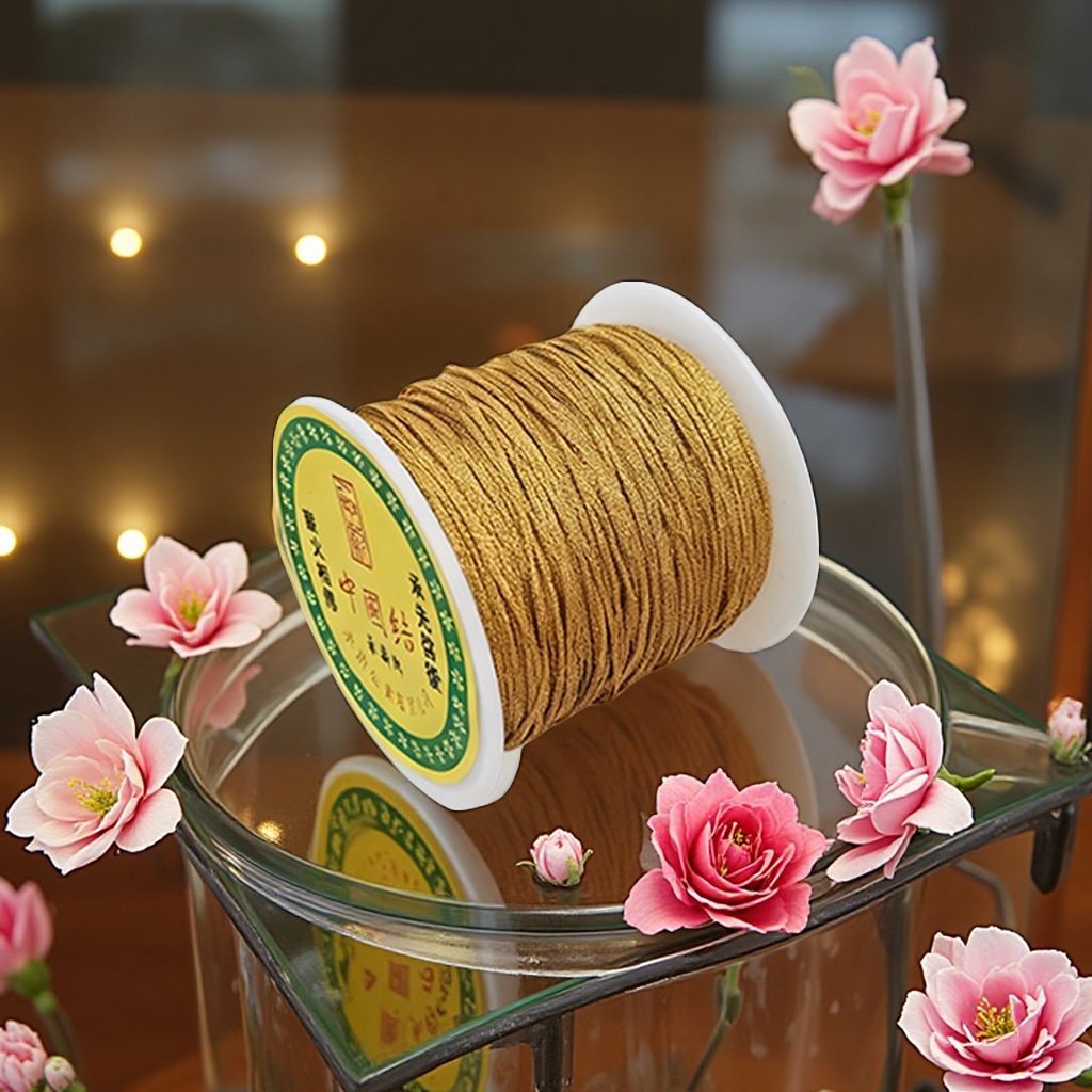 Gold thread, 3-strand, 6-strand, 9-strand, 12-strand lanyard connection, pearl and jade thread, cotton thread Application Scenario