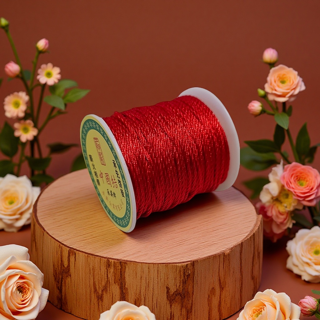 Yingluo string 1.0mm, jade thread, cotton thread, about 45 meters details Picture