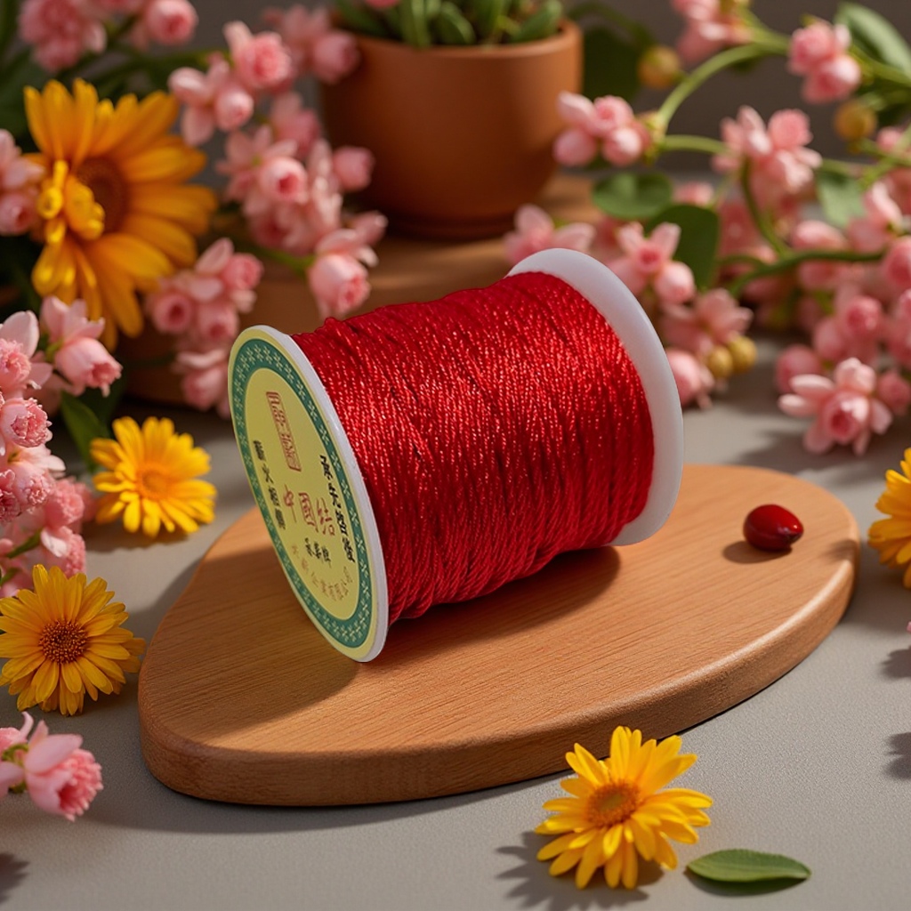 Yingluo string 1.0mm, jade thread, cotton thread, about 45 meters Specification image