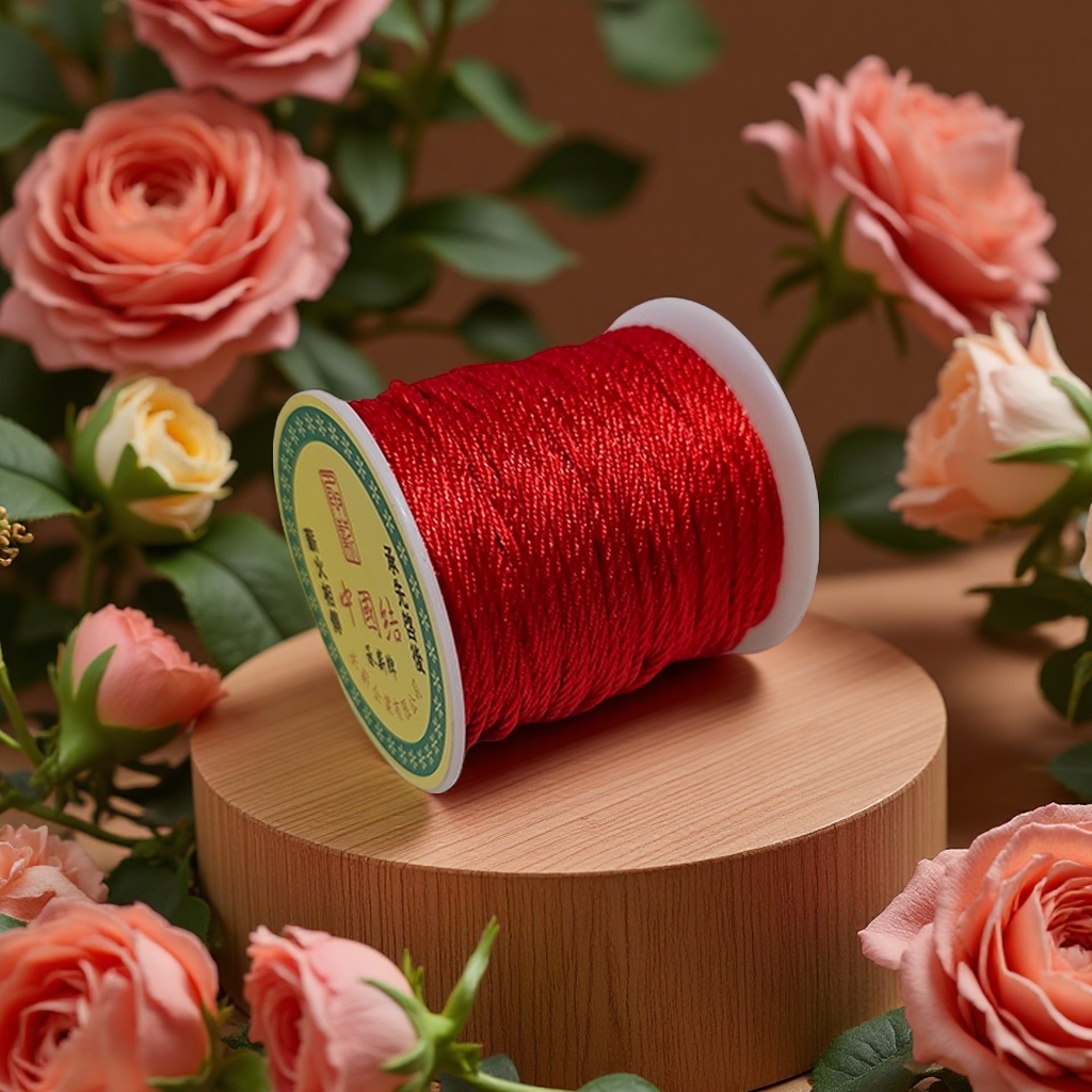 Yingluo string 1.0mm, jade thread, cotton thread, about 45 meters Application Scenario