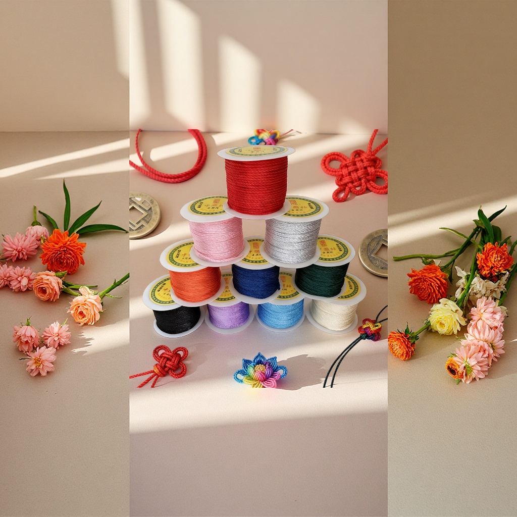 Yingluo jewelry thread 2 meters, approximately 54 meters, handmade beaded necklace and bracelet DIY material accessory jewelry thread detail image 2