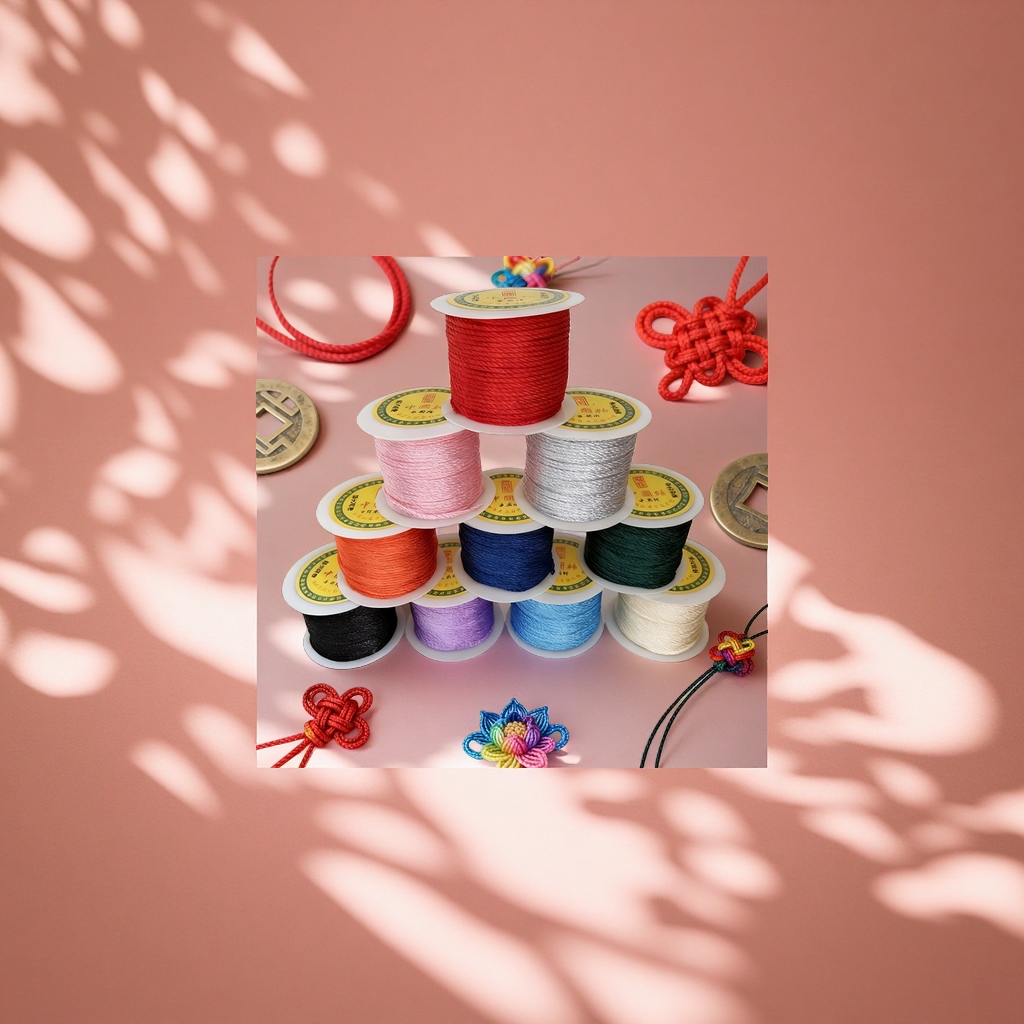 Yingluo jewelry thread 2 meters, approximately 54 meters, handmade beaded necklace and bracelet DIY material accessory jewelry thread detail image 4