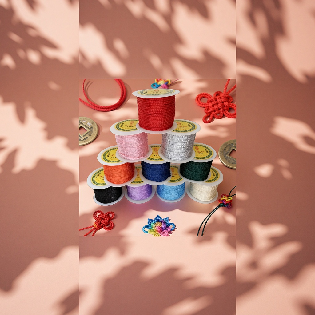 Yingluo jewelry thread 2 meters, approximately 54 meters, handmade beaded necklace and bracelet DIY material accessory jewelry thread detail image 3