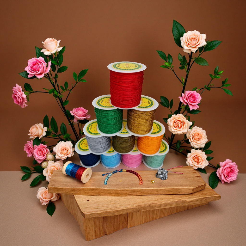 A No. 80 jade string about 150 meters long, a jade string lanyard