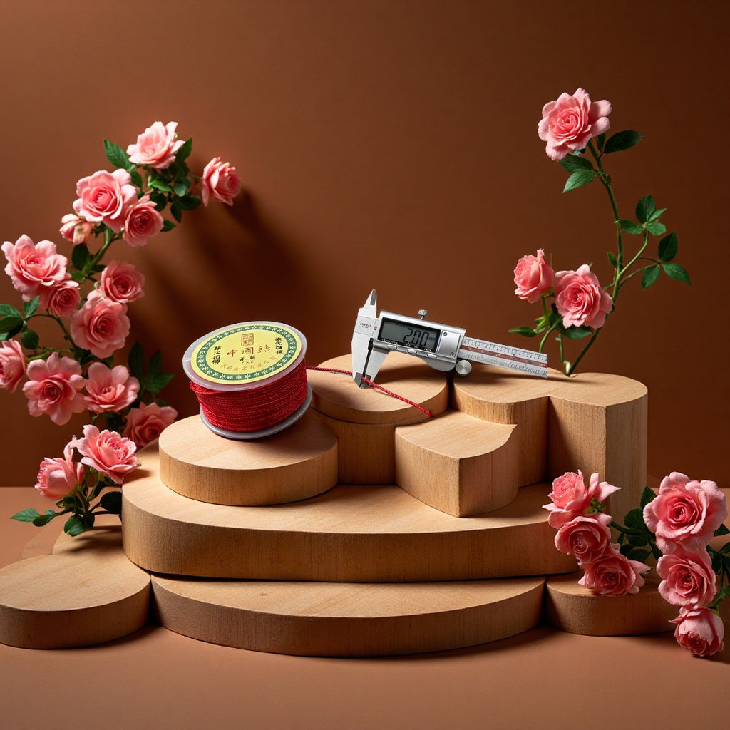 2.0-meter ruyi rope, approximately 16 meters long, hand-woven jade thread, multi-color DIY jewelry accessories details Picture