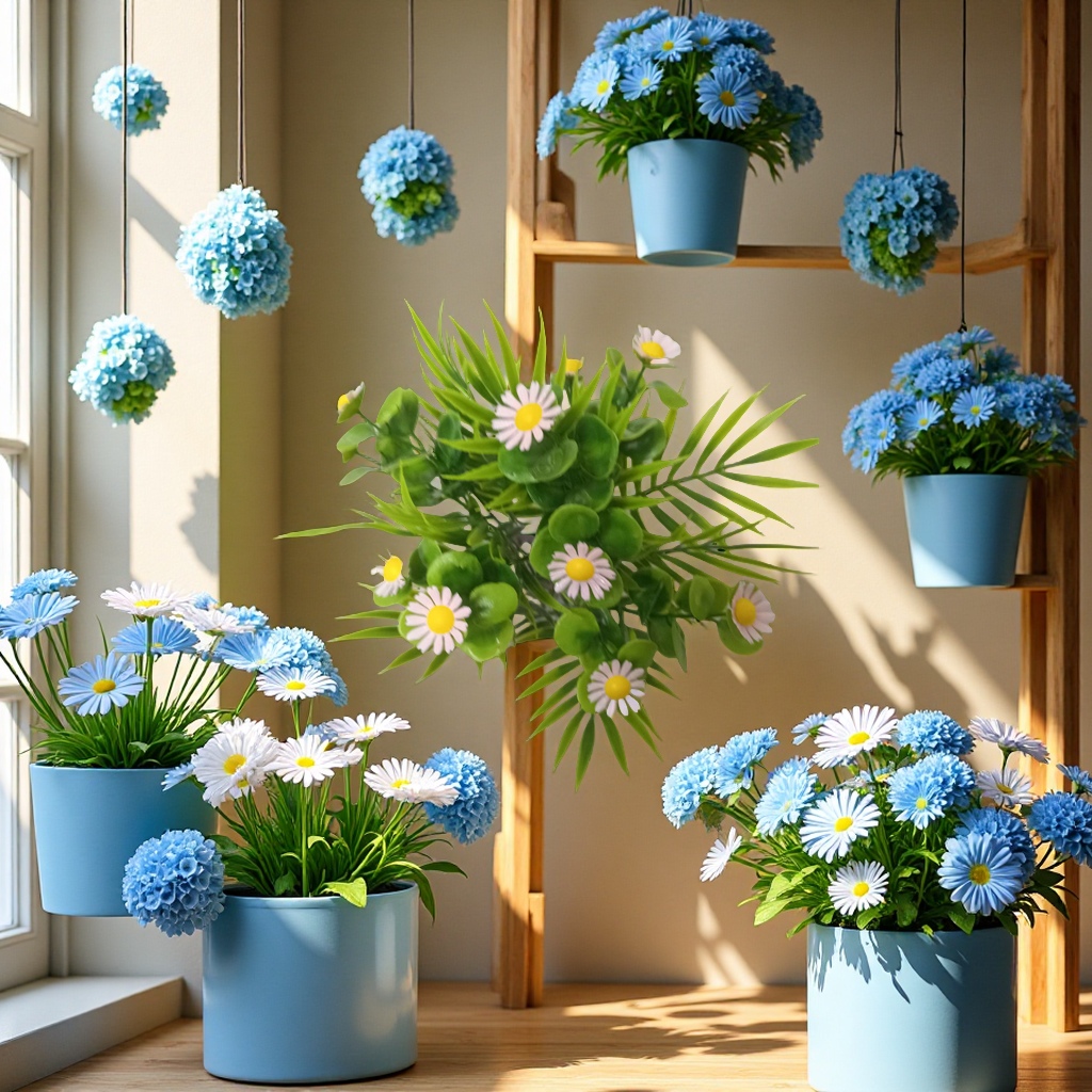 花盆摆件蝴蝶兰防真插花假花盆景植物毛绒玩具多款创意装饰品