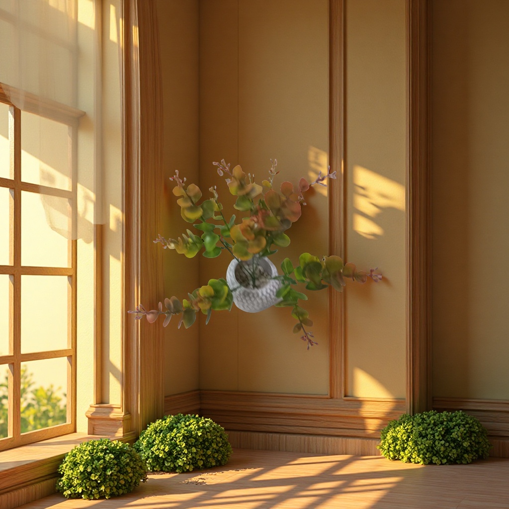 Artificial wisteria flower, rattan weaving decorative items, artificial rattan sunflower hedges, home ornaments and decorative materials details Picture