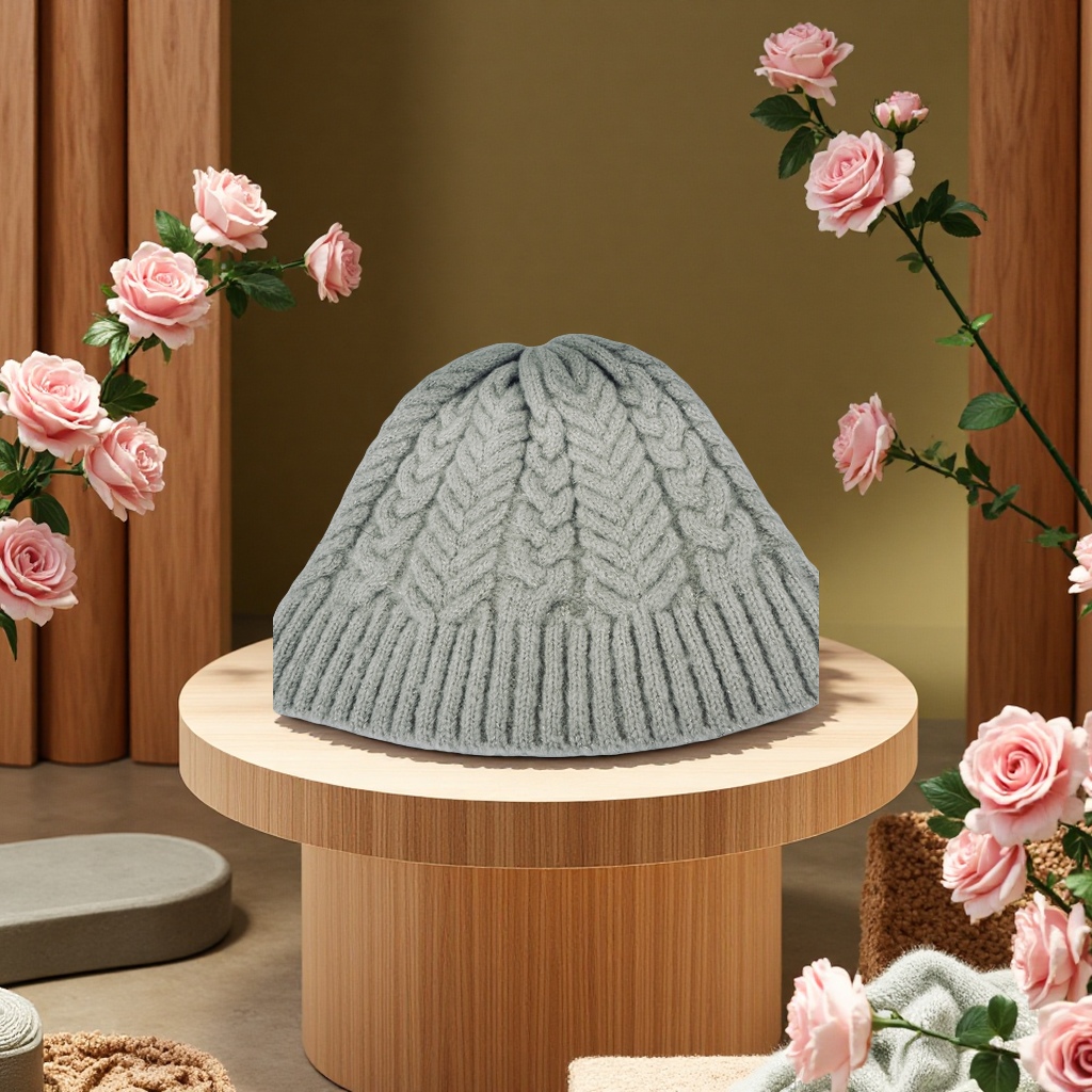 暖冬保暖针织帽秋冬男女韩版百搭冬季时尚帽子冬天必备配饰