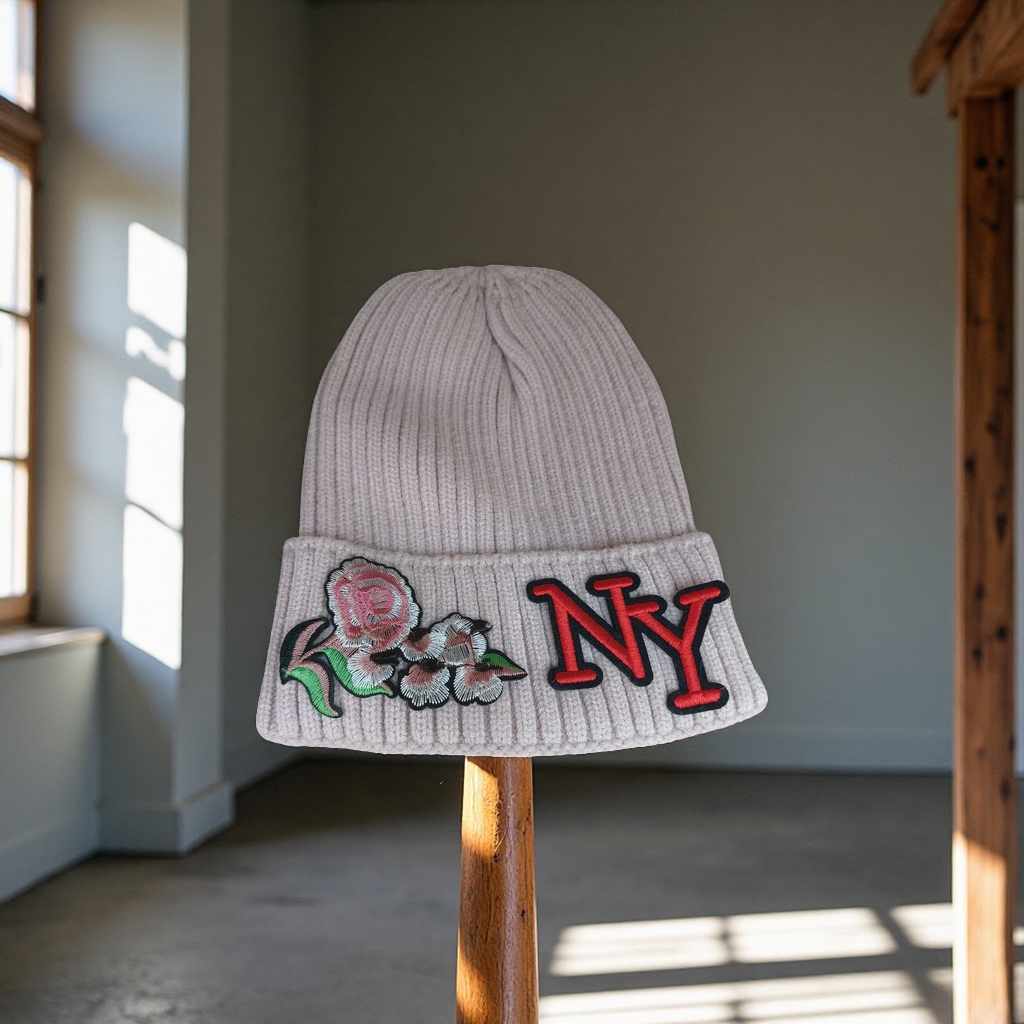 堆堆帽女套头韩版毛线帽子编织器针织帽时尚保暖百搭秋冬款